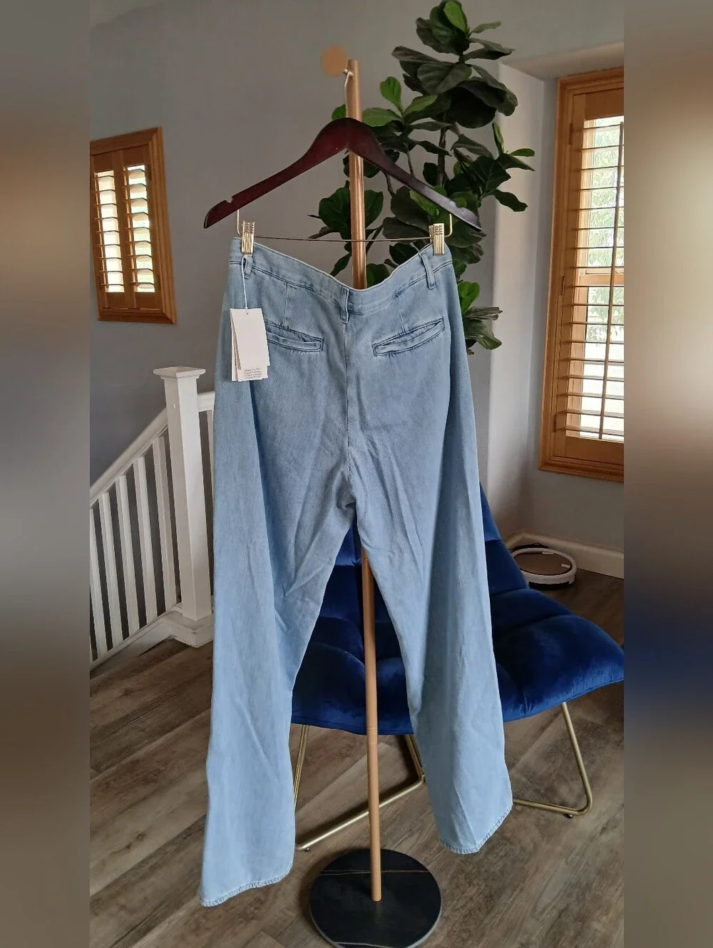 NWT COS Straight-Leg Denim Trousers. Size 12
